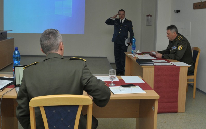 Obhajoby záverečných prác - Vyšší veliteľsko-štábny kurz, 11. - 12. 12. 2024