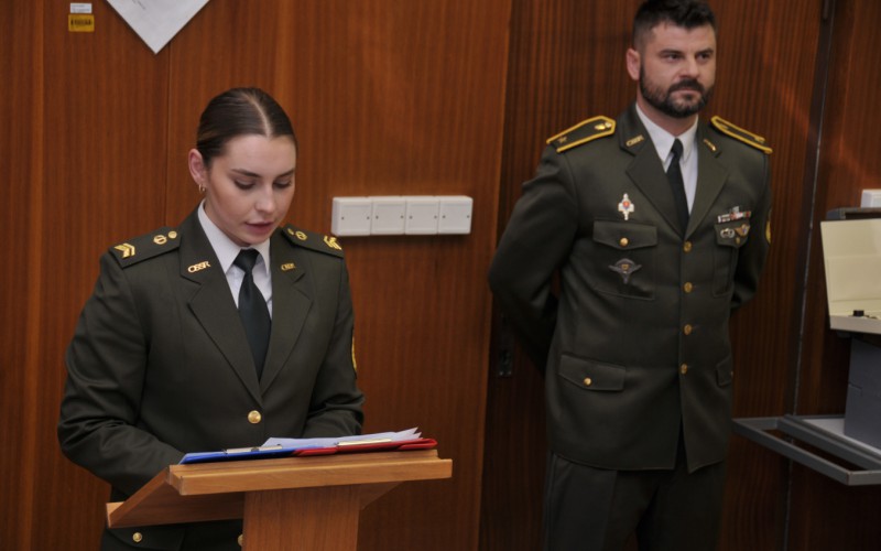 Prijatie kadetov za učňov Cechu vojenskej logistiky, 12. 12. 2024