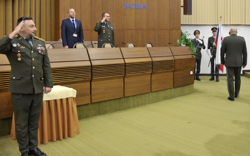 Slávnostné zhromaždenie profesionálnych vojakov a zamestnancov AOS pri príležitosti Dňa vzniku SR, 08. 01. 2025