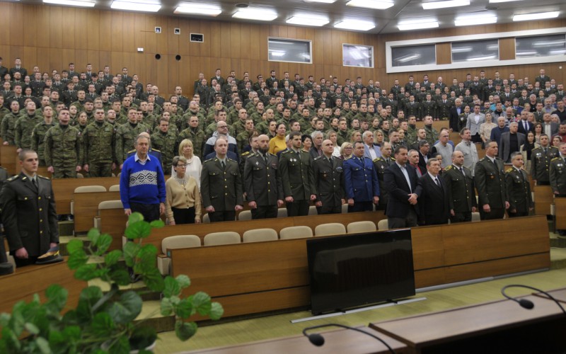 Slávnostné zhromaždenie profesionálnych vojakov a zamestnancov AOS pri príležitosti Dňa vzniku SR, 08. 01. 2025