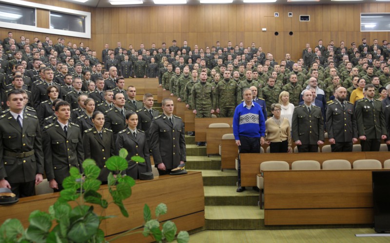 Slávnostné zhromaždenie profesionálnych vojakov a zamestnancov AOS pri príležitosti Dňa vzniku SR, 08. 01. 2025