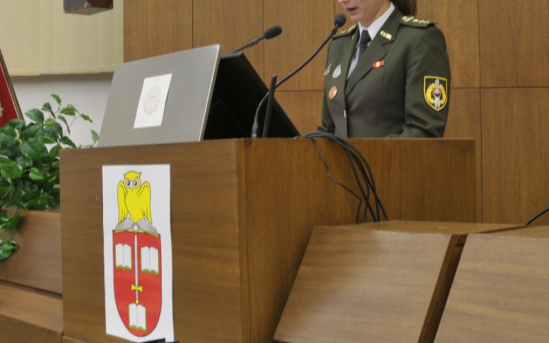 Slávnostné zhromaždenie profesionálnych vojakov a zamestnancov AOS pri príležitosti Dňa vzniku SR, 08. 01. 2025