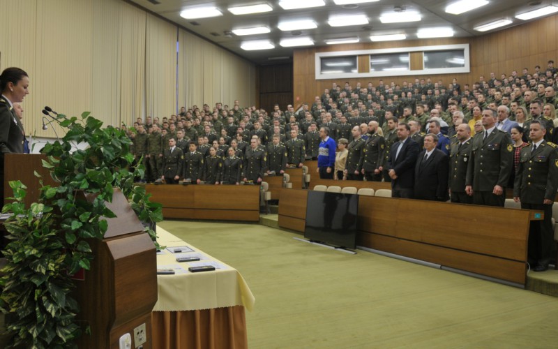 Slávnostné zhromaždenie profesionálnych vojakov a zamestnancov AOS pri príležitosti Dňa vzniku SR, 08. 01. 2025