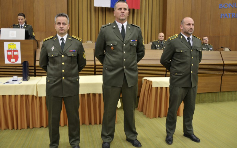 Slávnostné zhromaždenie profesionálnych vojakov a zamestnancov AOS pri príležitosti Dňa vzniku SR, 08. 01. 2025