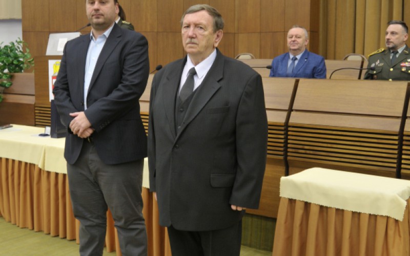 Slávnostné zhromaždenie profesionálnych vojakov a zamestnancov AOS pri príležitosti Dňa vzniku SR, 08. 01. 2025