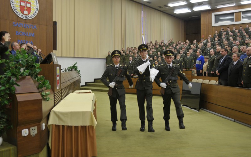 Slávnostné zhromaždenie profesionálnych vojakov a zamestnancov AOS pri príležitosti Dňa vzniku SR, 08. 01. 2025