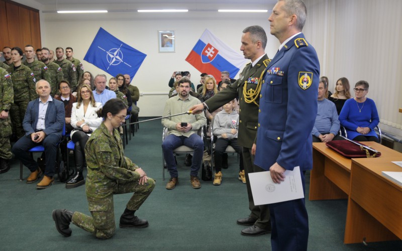 Ukončenie 33. Dôstojníckeho kurzu pre absolventov vysokých škôl, 10. 01. 2025