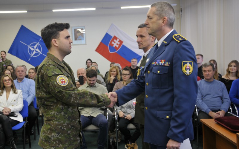 Ukončenie 33. Dôstojníckeho kurzu pre absolventov vysokých škôl, 10. 01. 2025