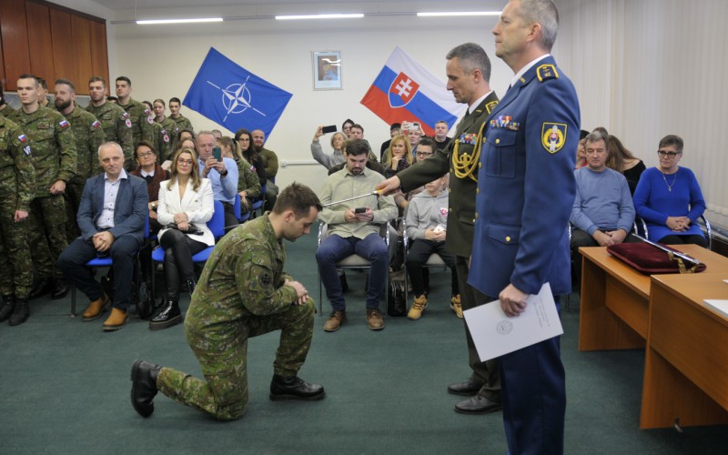 Ukončenie 33. Dôstojníckeho kurzu pre absolventov vysokých škôl, 10. 01. 2025