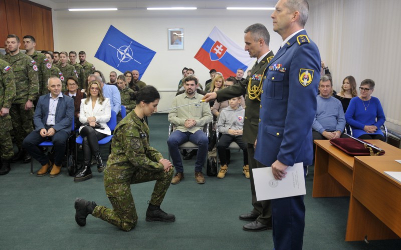 Ukončenie 33. Dôstojníckeho kurzu pre absolventov vysokých škôl, 10. 01. 2025