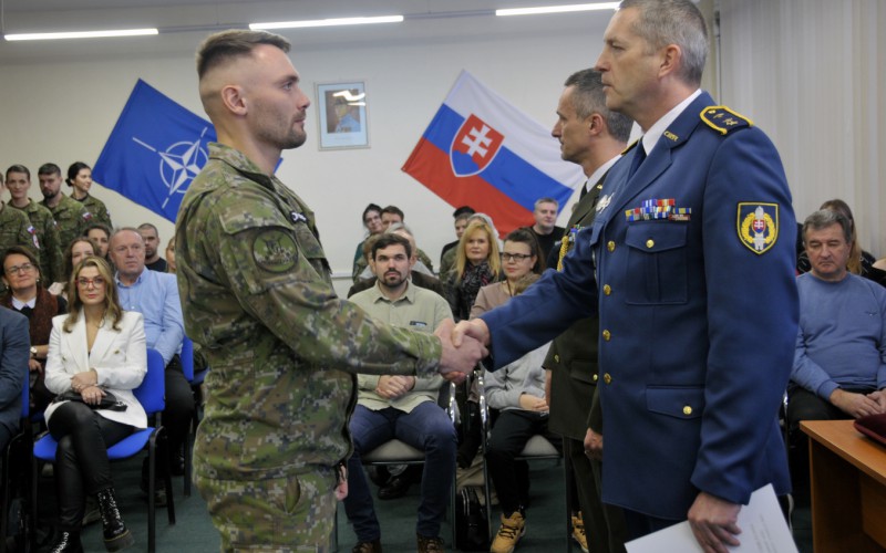 Ukončenie 33. Dôstojníckeho kurzu pre absolventov vysokých škôl, 10. 01. 2025