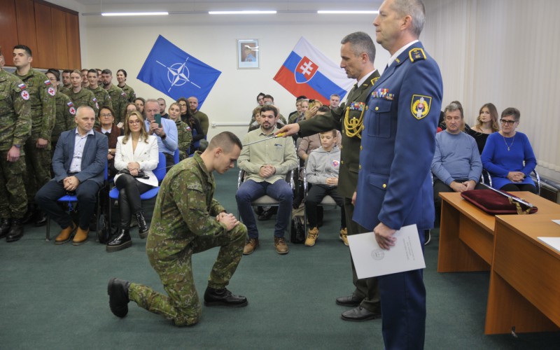 Ukončenie 33. Dôstojníckeho kurzu pre absolventov vysokých škôl, 10. 01. 2025