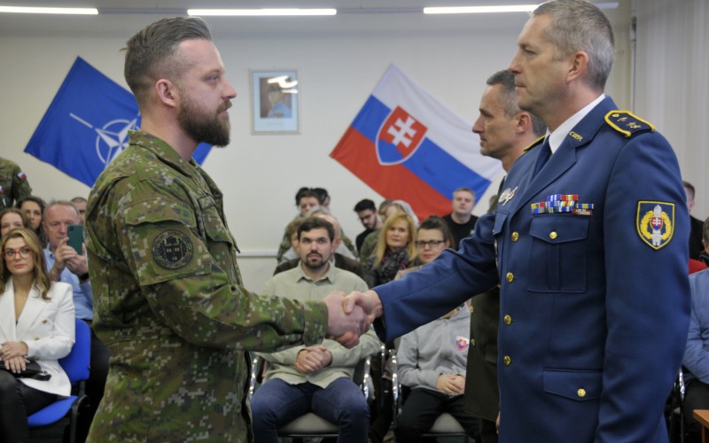 Ukončenie 33. Dôstojníckeho kurzu pre absolventov vysokých škôl, 10. 01. 2025