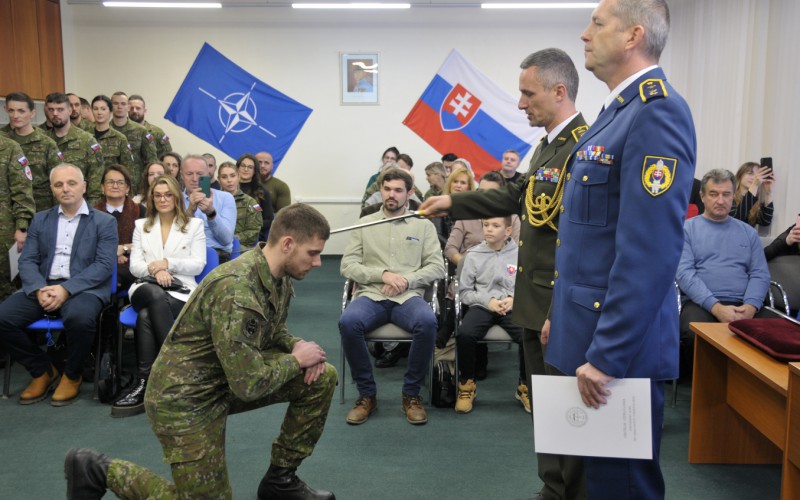 Ukončenie 33. Dôstojníckeho kurzu pre absolventov vysokých škôl, 10. 01. 2025