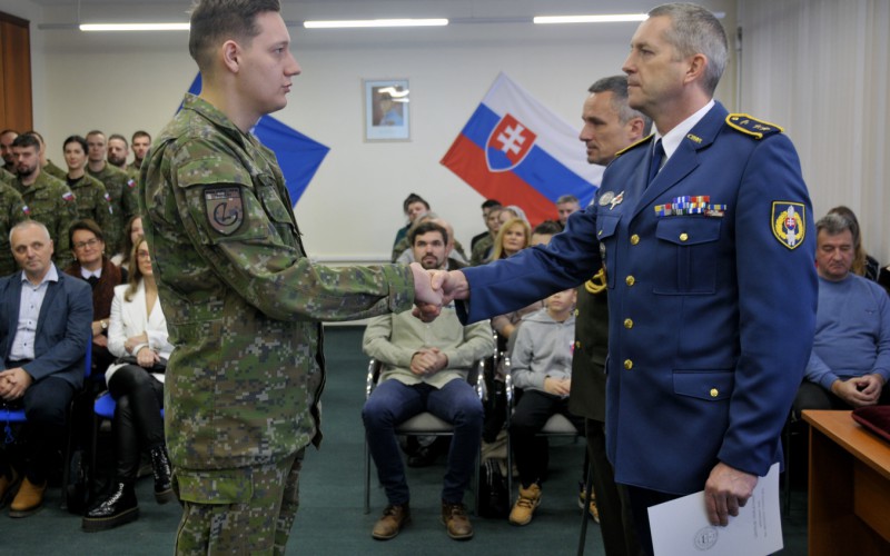 Ukončenie 33. Dôstojníckeho kurzu pre absolventov vysokých škôl, 10. 01. 2025