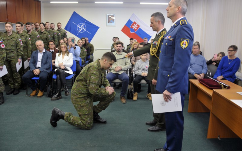 Ukončenie 33. Dôstojníckeho kurzu pre absolventov vysokých škôl, 10. 01. 2025