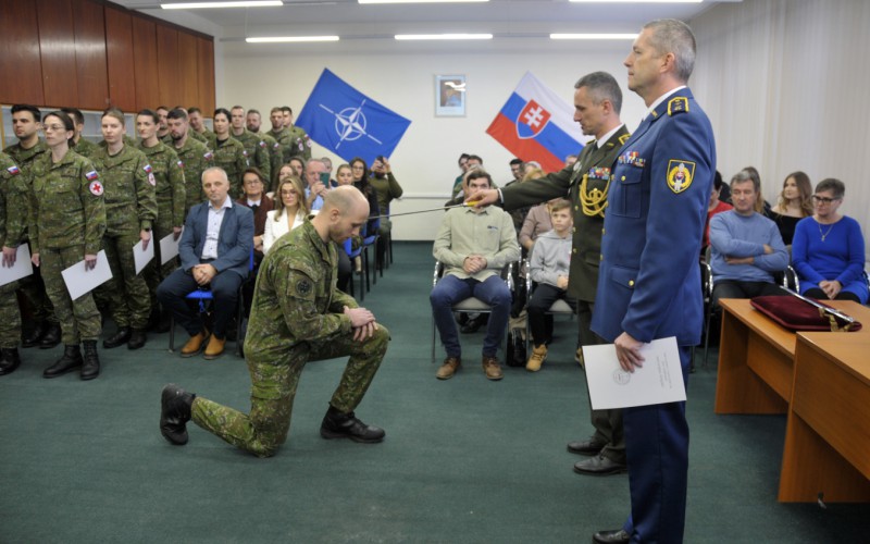 Ukončenie 33. Dôstojníckeho kurzu pre absolventov vysokých škôl, 10. 01. 2025