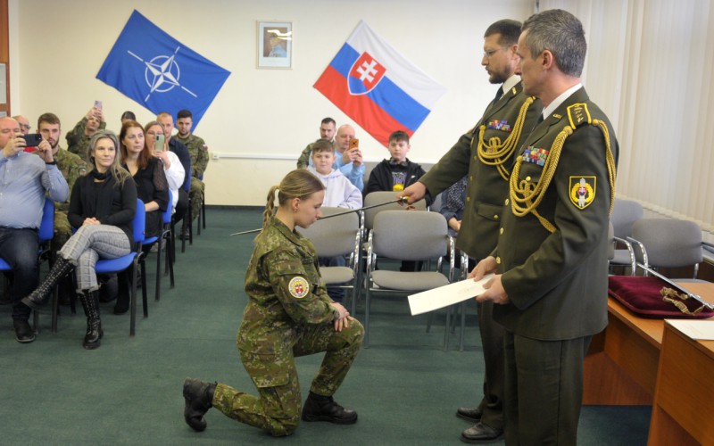 Ukončenie 33. Dôstojníckeho kurzu pre absolventov vysokých škôl, 31. 01. 2025