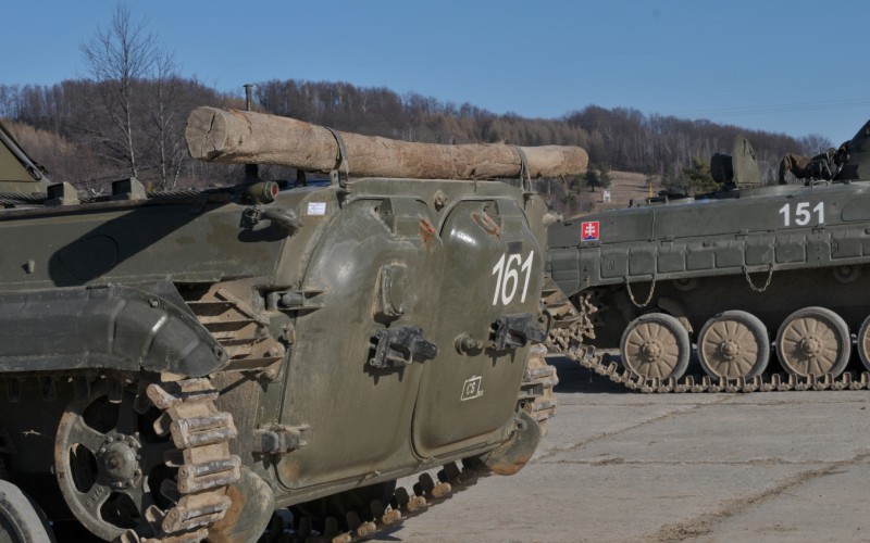 Blokový výcvik kadetov 2. ročníka vo Vojenskom výcvikovom priestore Kamenica nad Cirochou , 12. 02. 2025