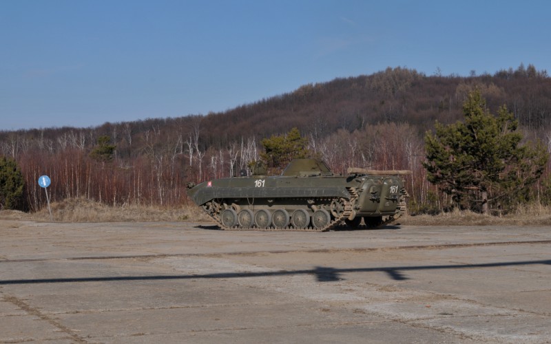 Blokový výcvik kadetov 2. ročníka vo Vojenskom výcvikovom priestore Kamenica nad Cirochou , 12. 02. 2025
