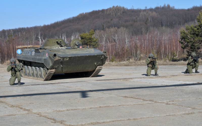 Blokový výcvik kadetov 2. ročníka vo Vojenskom výcvikovom priestore Kamenica nad Cirochou , 12. 02. 2025