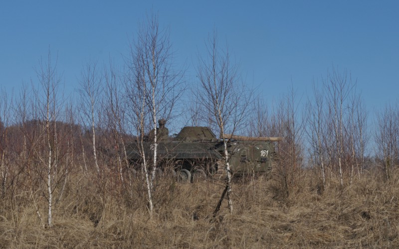 Blokový výcvik kadetov 2. ročníka vo Vojenskom výcvikovom priestore Kamenica nad Cirochou , 12. 02. 2025