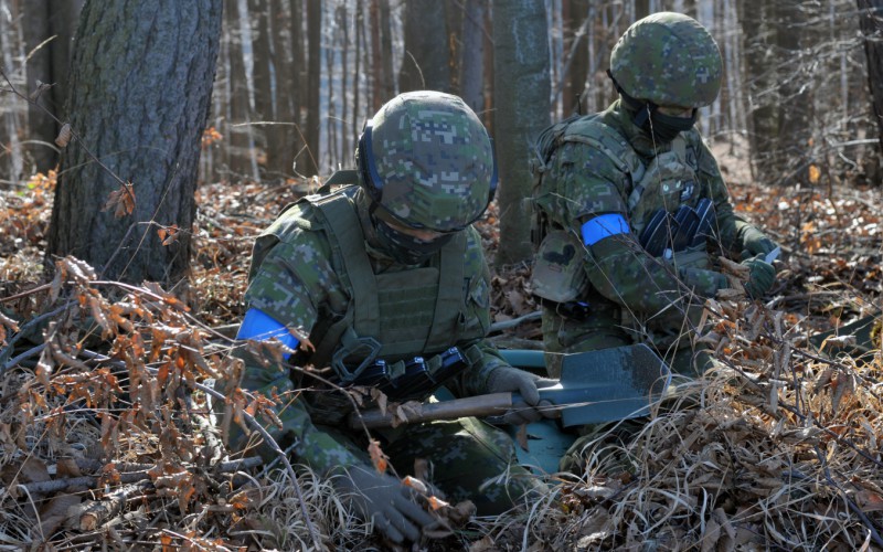 Blokový výcvik kadetov 2. ročníka vo Vojenskom výcvikovom priestore Kamenica nad Cirochou , 12. 02. 2025