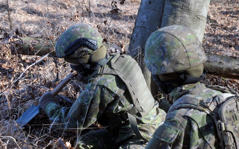 Blokový výcvik kadetov 2. ročníka vo Vojenskom výcvikovom priestore Kamenica nad Cirochou , 12. 02. 2025