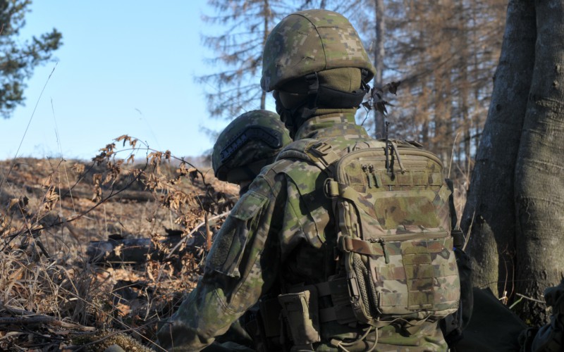 Blokový výcvik kadetov 2. ročníka vo Vojenskom výcvikovom priestore Kamenica nad Cirochou , 12. 02. 2025