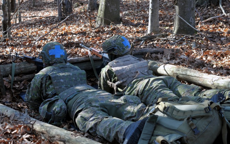 Blokový výcvik kadetov 2. ročníka vo Vojenskom výcvikovom priestore Kamenica nad Cirochou , 12. 02. 2025