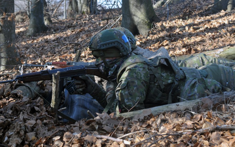 Blokový výcvik kadetov 2. ročníka vo Vojenskom výcvikovom priestore Kamenica nad Cirochou , 12. 02. 2025