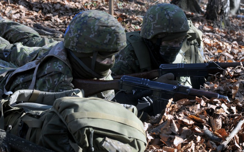 Blokový výcvik kadetov 2. ročníka vo Vojenskom výcvikovom priestore Kamenica nad Cirochou , 12. 02. 2025