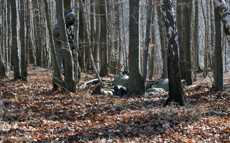 Blokový výcvik kadetov 2. ročníka vo Vojenskom výcvikovom priestore Kamenica nad Cirochou , 12. 02. 2025