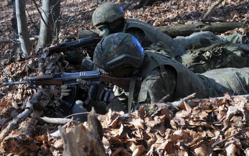 Blokový výcvik kadetov 2. ročníka vo Vojenskom výcvikovom priestore Kamenica nad Cirochou , 12. 02. 2025