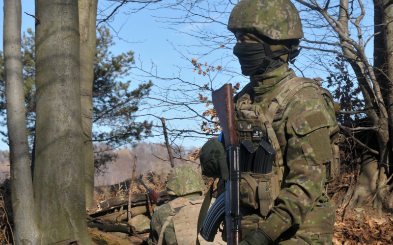 Blokový výcvik kadetov 2. ročníka vo Vojenskom výcvikovom priestore Kamenica nad Cirochou , 12. 02. 2025