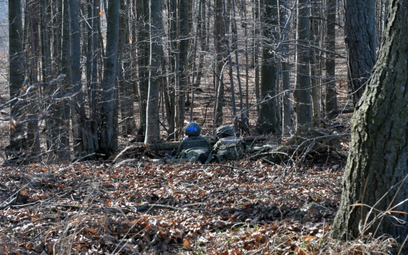 Blokový výcvik kadetov 2. ročníka vo Vojenskom výcvikovom priestore Kamenica nad Cirochou , 12. 02. 2025