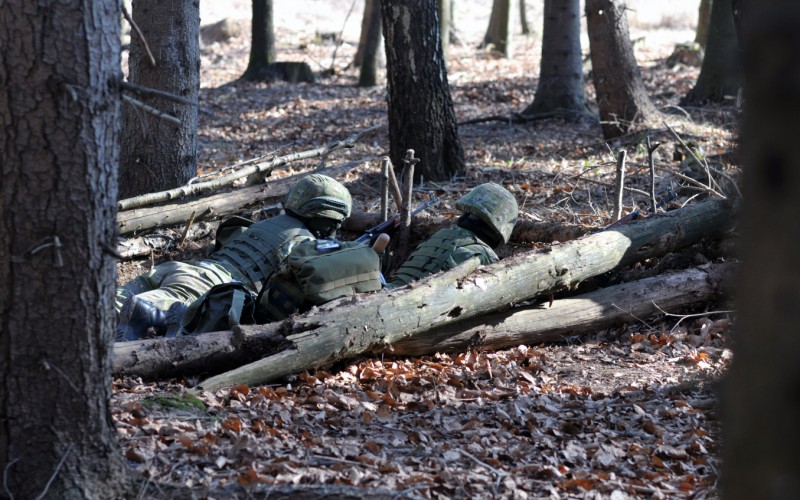 Blokový výcvik kadetov 2. ročníka vo Vojenskom výcvikovom priestore Kamenica nad Cirochou , 12. 02. 2025