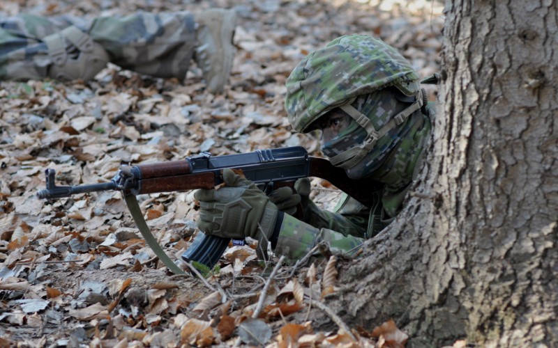 Blokový výcvik kadetov 2. ročníka vo Vojenskom výcvikovom priestore Kamenica nad Cirochou , 12. 02. 2025