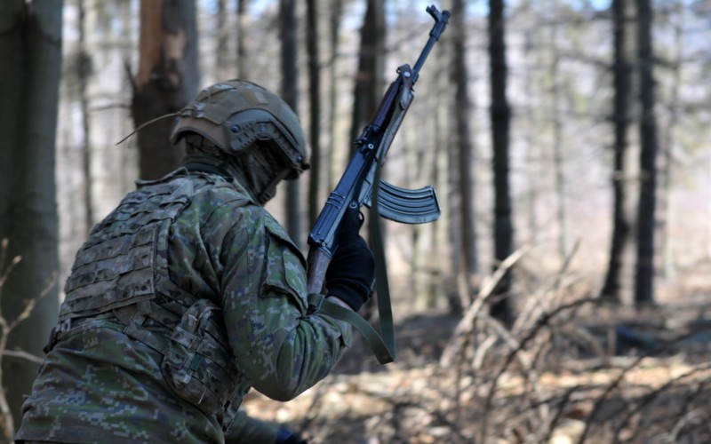 Blokový výcvik kadetov 2. ročníka vo Vojenskom výcvikovom priestore Kamenica nad Cirochou , 12. 02. 2025