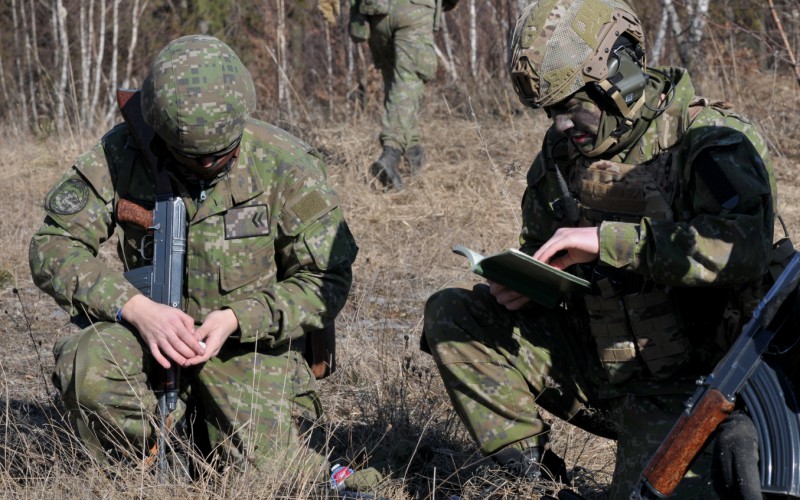Blokový výcvik kadetov 2. ročníka vo Vojenskom výcvikovom priestore Kamenica nad Cirochou , 12. 02. 2025