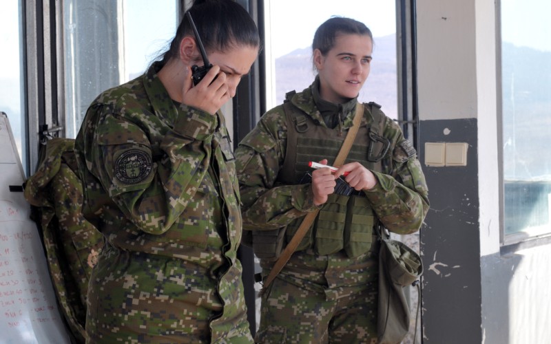 Blokový výcvik kadetov 2. ročníka vo Vojenskom výcvikovom priestore Kamenica nad Cirochou , 12. 02. 2025