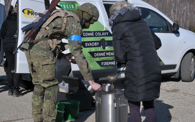 Blokový výcvik kadetov 2. ročníka vo Vojenskom výcvikovom priestore Kamenica nad Cirochou , 12. 02. 2025