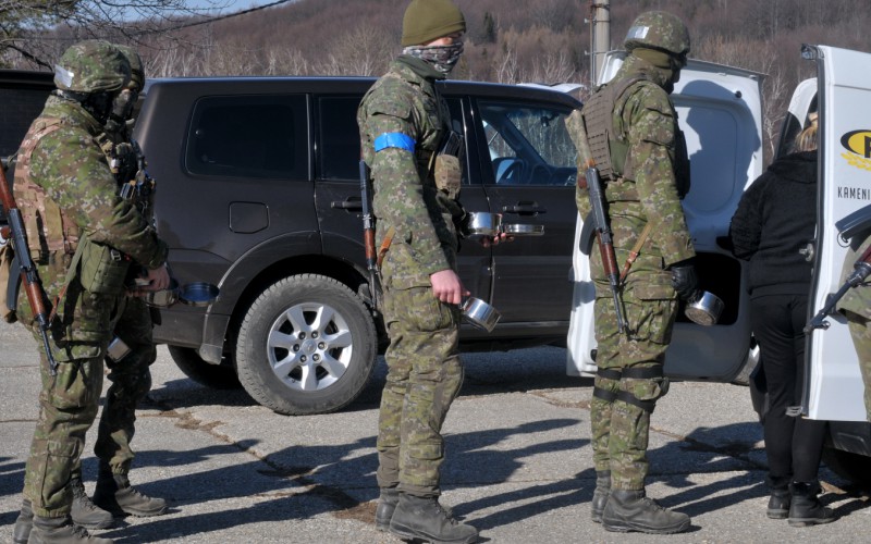 Blokový výcvik kadetov 2. ročníka vo Vojenskom výcvikovom priestore Kamenica nad Cirochou , 12. 02. 2025