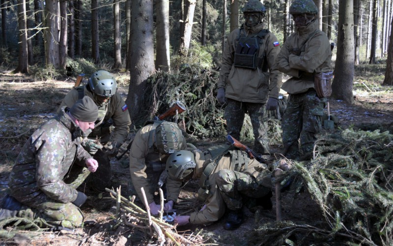 Blokový výcvik kadetov 1. ročníka - PC Kaleník, 17. 02. 2025