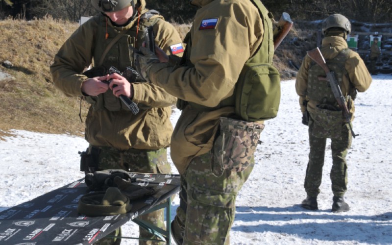 Blokový výcvik kadetov 1. ročníka - strelnica Lazisko, 17. 02. 2025