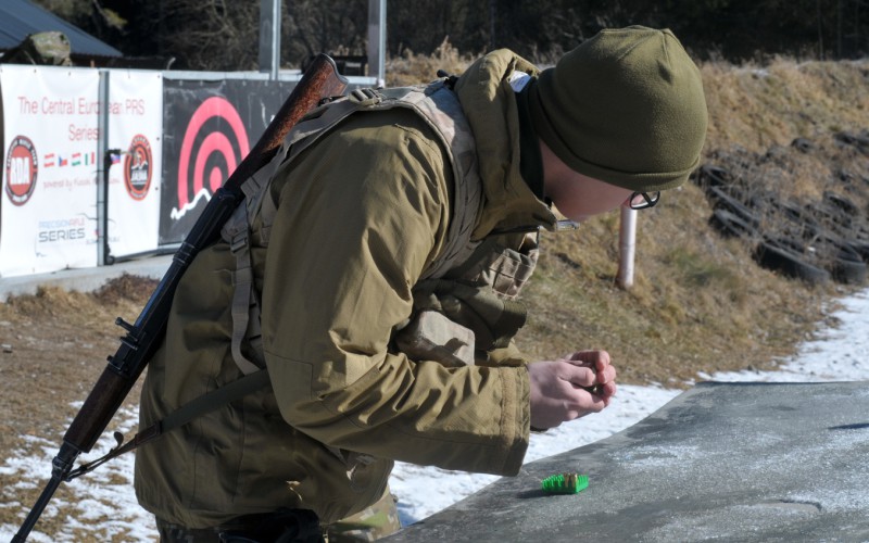 Blokový výcvik kadetov 1. ročníka - strelnica Lazisko, 17. 02. 2025