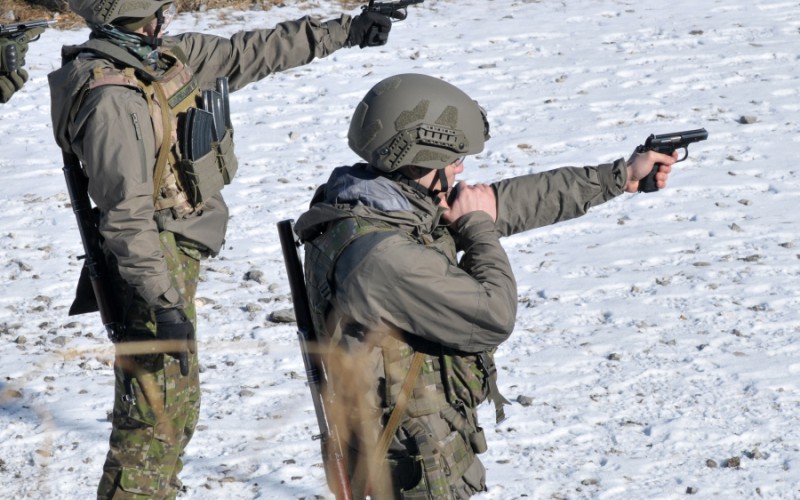 Blokový výcvik kadetov 1. ročníka - strelnica Lazisko, 17. 02. 2025