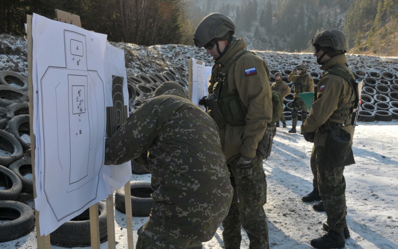 Blokový výcvik kadetov 1. ročníka - strelnica Lazisko, 17. 02. 2025