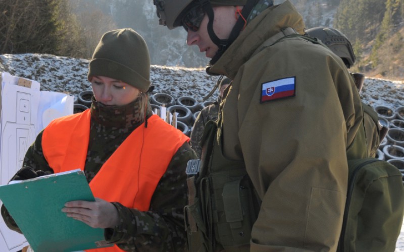 Blokový výcvik kadetov 1. ročníka - strelnica Lazisko, 17. 02. 2025