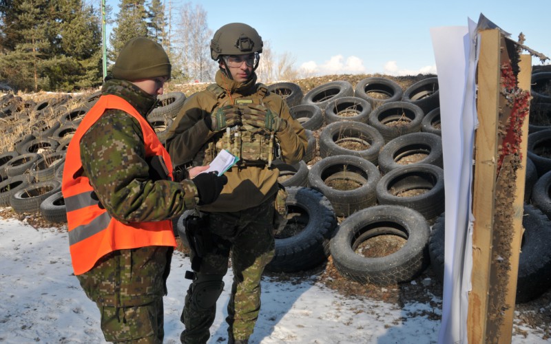 Blokový výcvik kadetov 1. ročníka - strelnica Lazisko, 17. 02. 2025